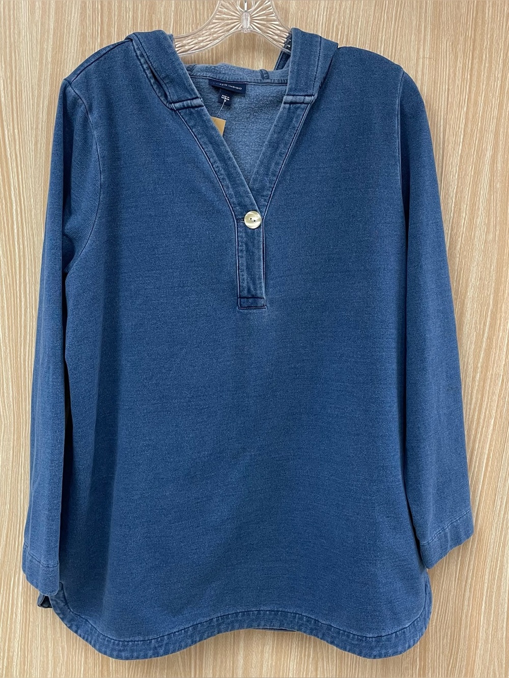 J. Jill blue hoodie size medium